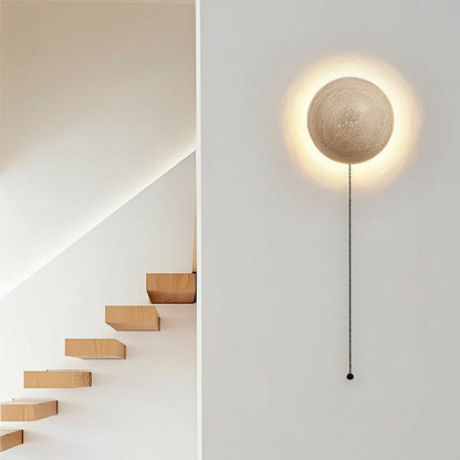 Natural Stone Round LED Wall Light