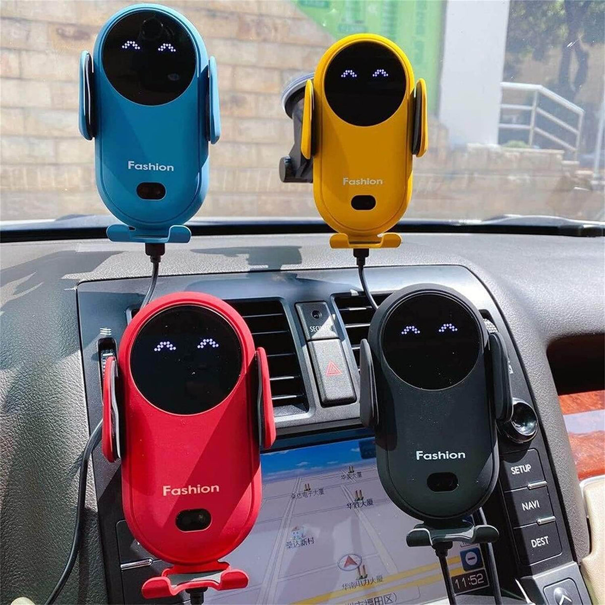 Quick Wireless Car Phone Mount Charger
