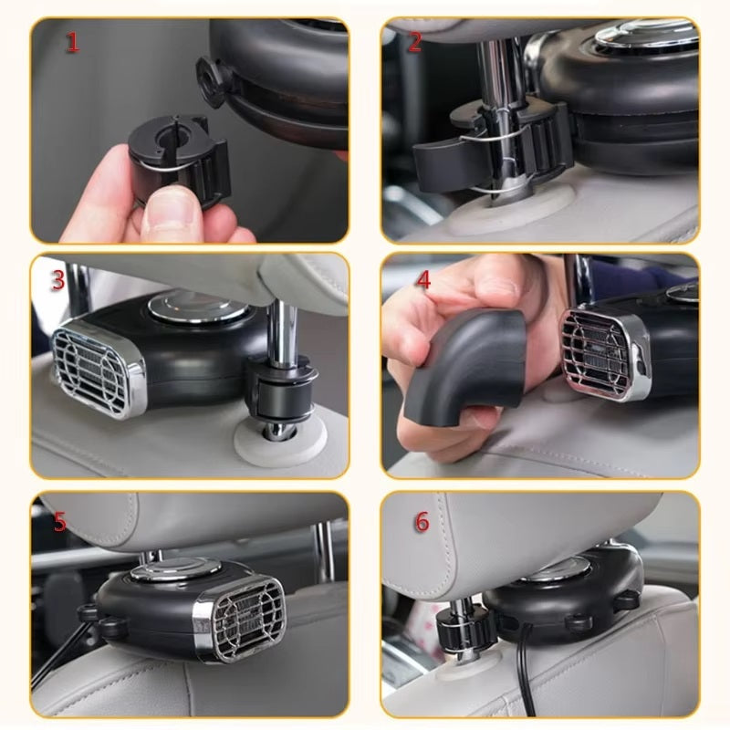 Compact 12V Car Heating Fan