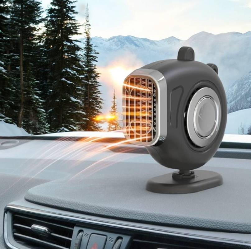 Compact 12V Car Heating Fan - Cofik