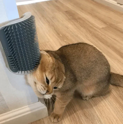 Cat Grooming Brush Corner - Pet Fur Cleaner