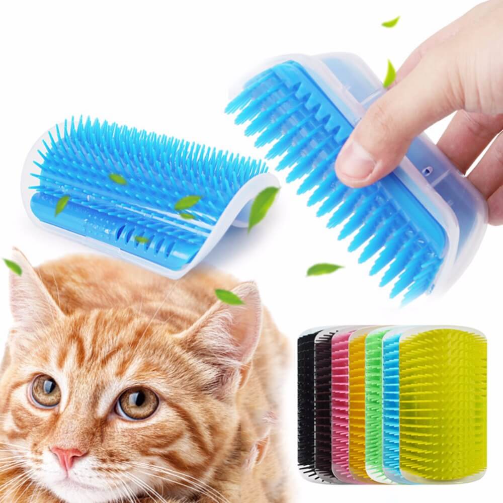 Cat Grooming Brush Corner - Pet Fur Cleaner