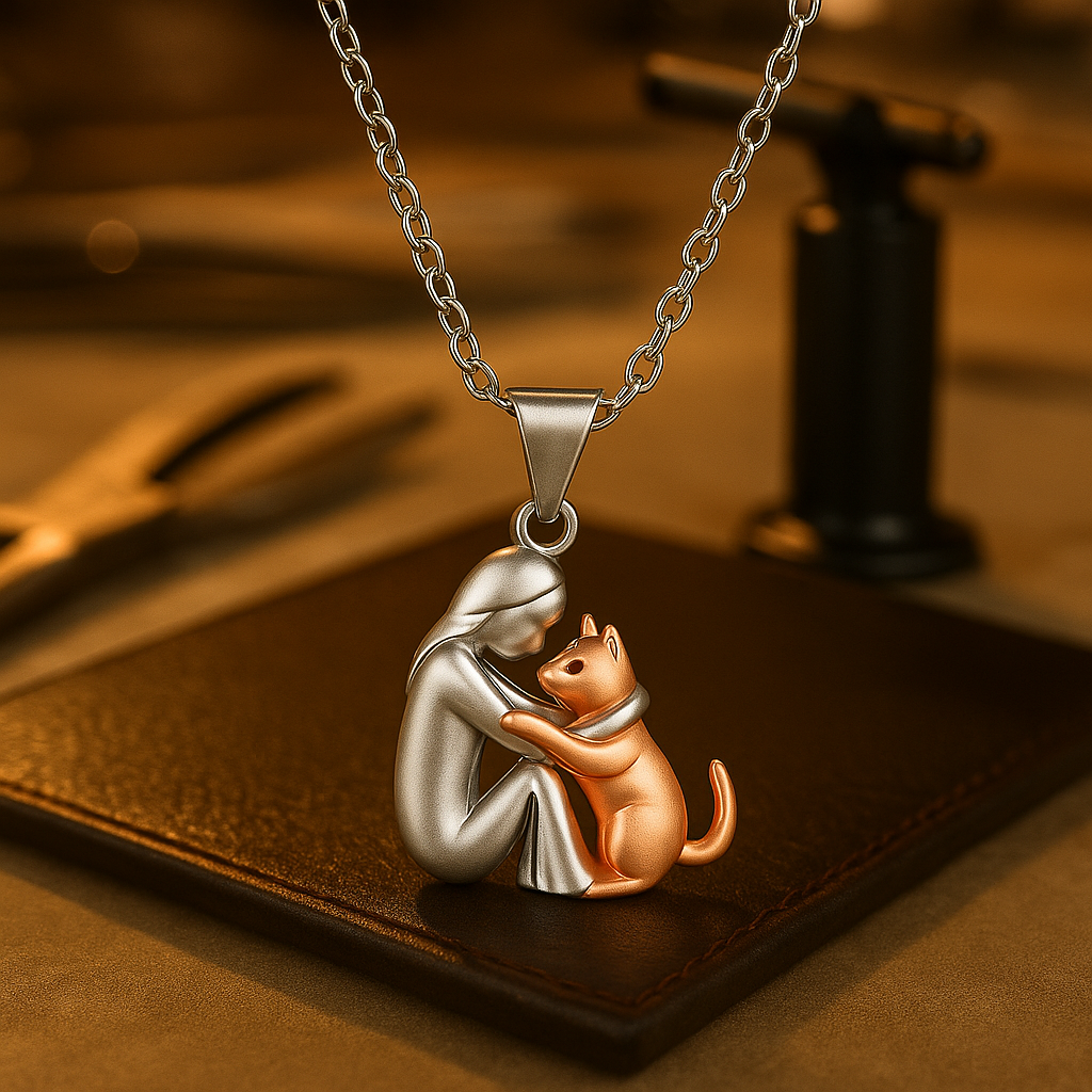 Beautiful Embrace Pendant Necklace Fashion Jewelry