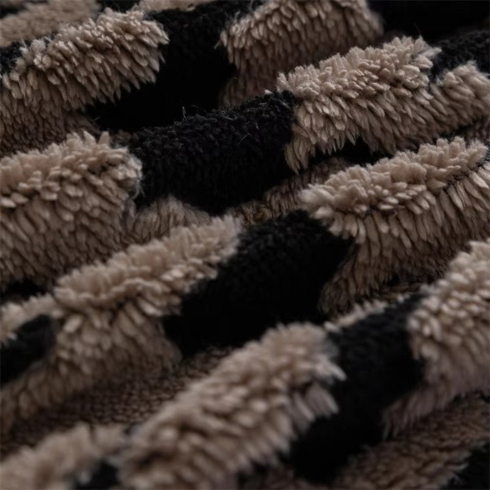 Cavalli Houndstooth Plush Sofa Cover