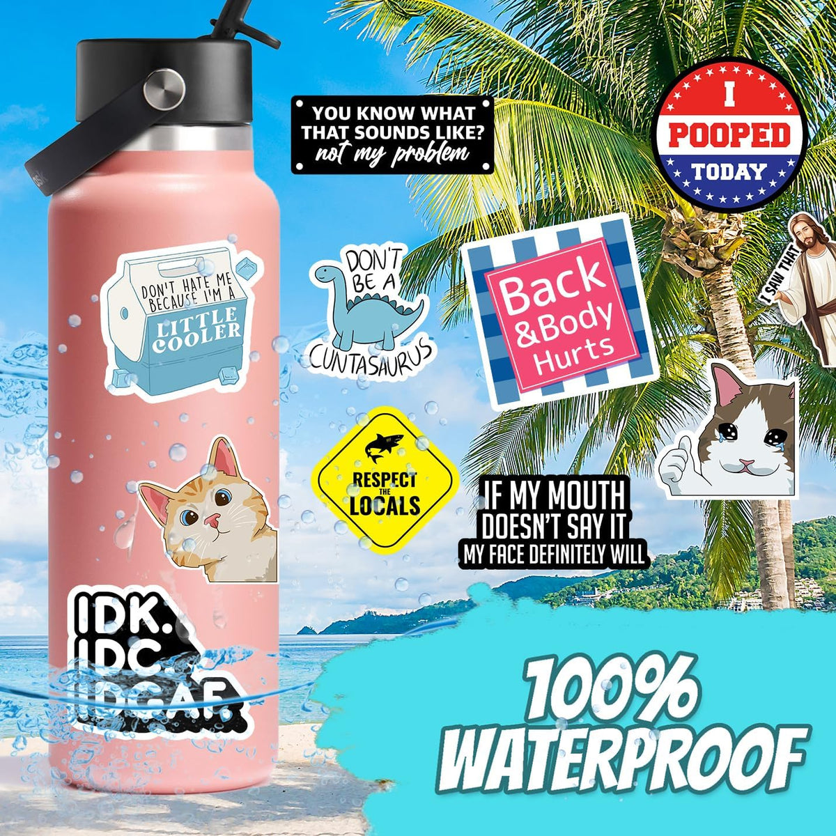 Funny Quote Sticker Pack of 130