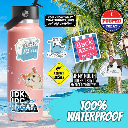 Funny Quote Sticker Pack of 130