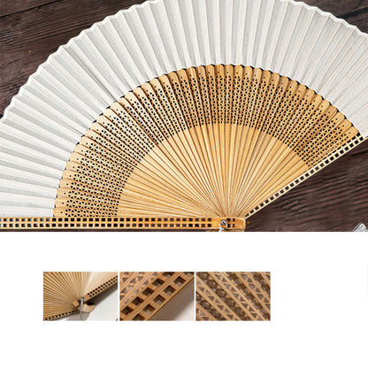 Natural Bamboo Silk Handheld Fan