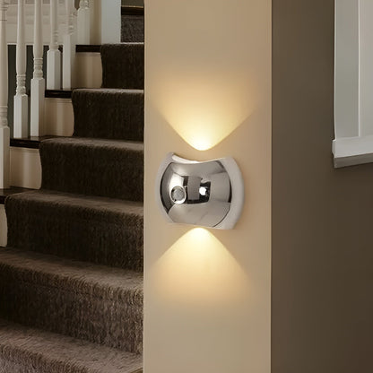 Smart Motion Sensor LED Wall Light with Dual Heads