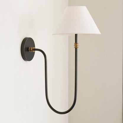 Modern Fabric Shade Wall Lamp