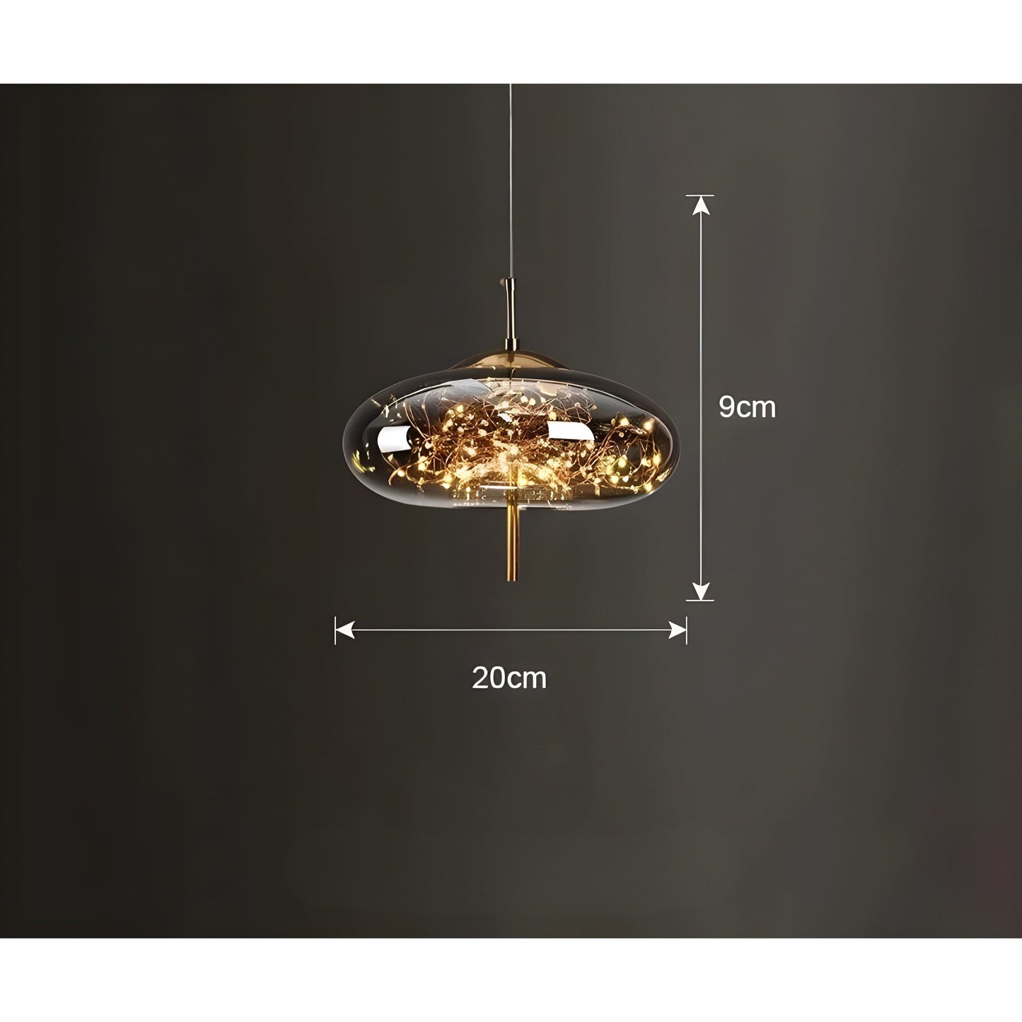Stylish LED Hanging Star Light Fixture
