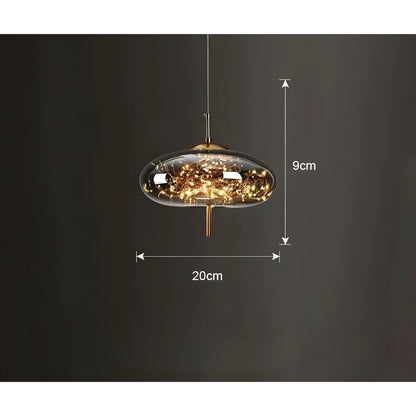 Stylish LED Hanging Star Light Fixture