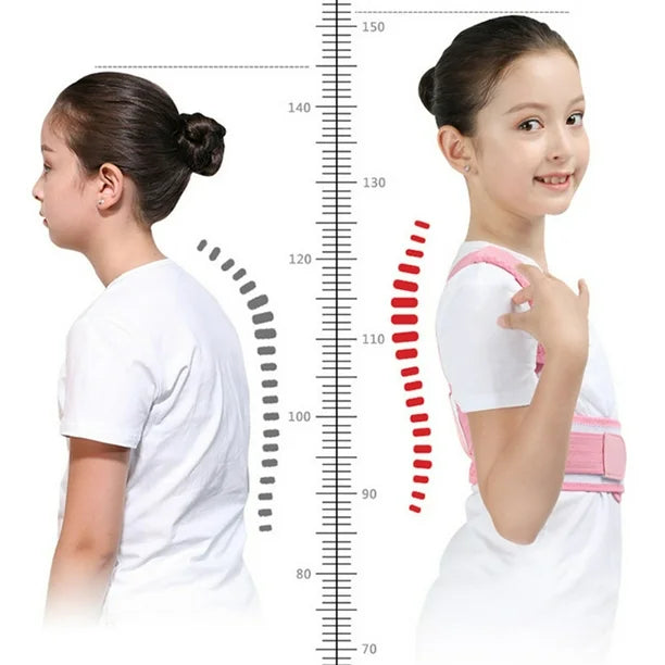 Comfortable Kids Posture Support Back Strap