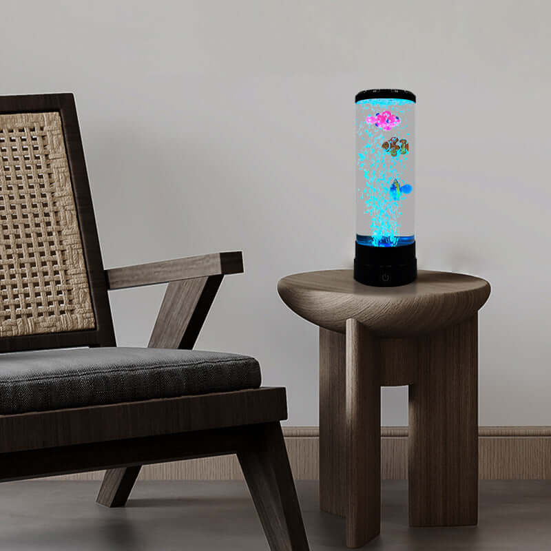 Colorful LED Aquarium Night Light Desk Lamp - Cofik