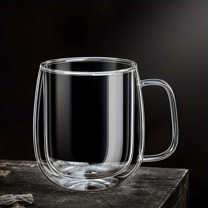 Insulated Double Layer Glass Coffee Mug
