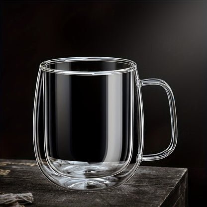 Insulated Double Layer Glass Coffee Mug