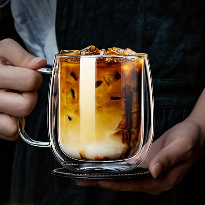 Insulated Double Layer Glass Coffee Mug