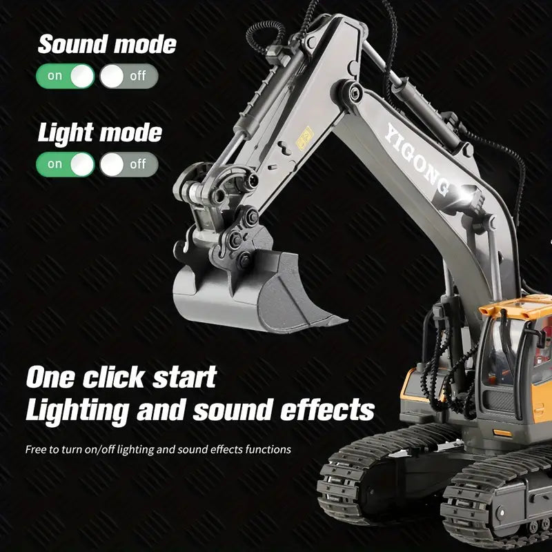 Powerful RC Digger Toy Vehicle