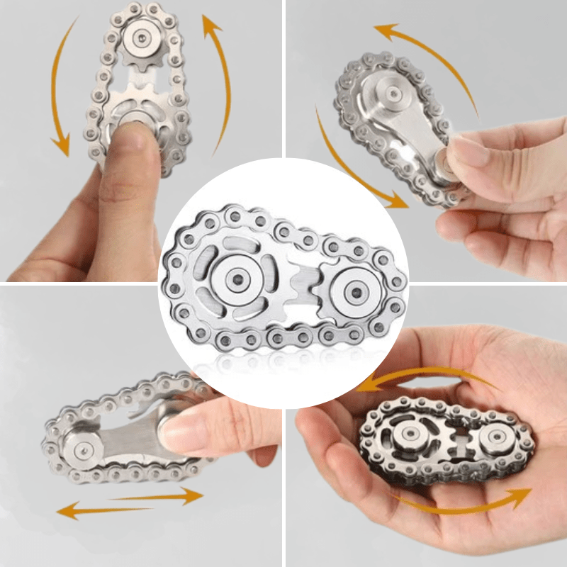 Stress Relief Fidget Spinner Stainless Steel Toy