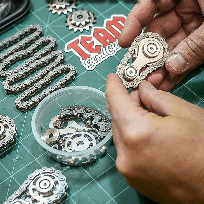 Stress Relief Fidget Spinner Stainless Steel Toy