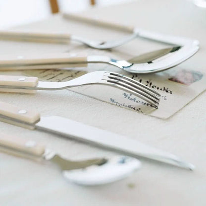 Charly | 24-piece stainless steel cutlery set with engraving