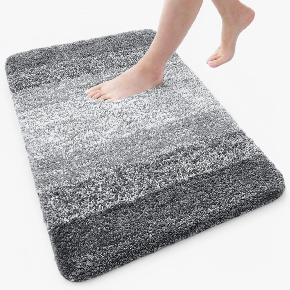 Charly | Absorbent Non-Slip Bath Mat - Soft Shaggy Bath Rug