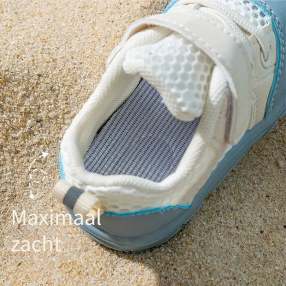 Charly | Baby Barefoot Trainers with Hook-and-Loop Straps