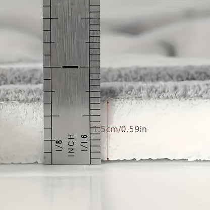 Charly | Bath Mat Non-Slip Textured Absorbent Bathroom Rug
