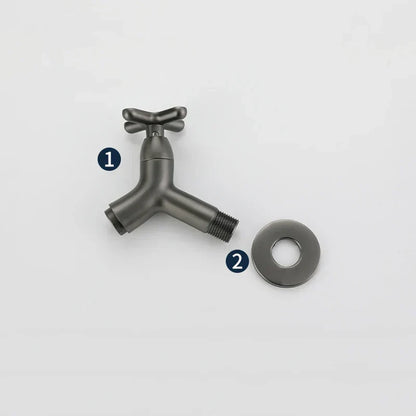 Charly | BrassFlow – Wall-Mounted Cold Water Tap in Solid Brass