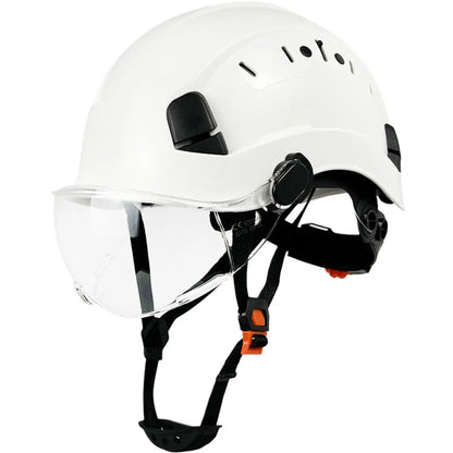 Charly | CE ABS Safety Helmet with Goggles & Visor – SafeGuard