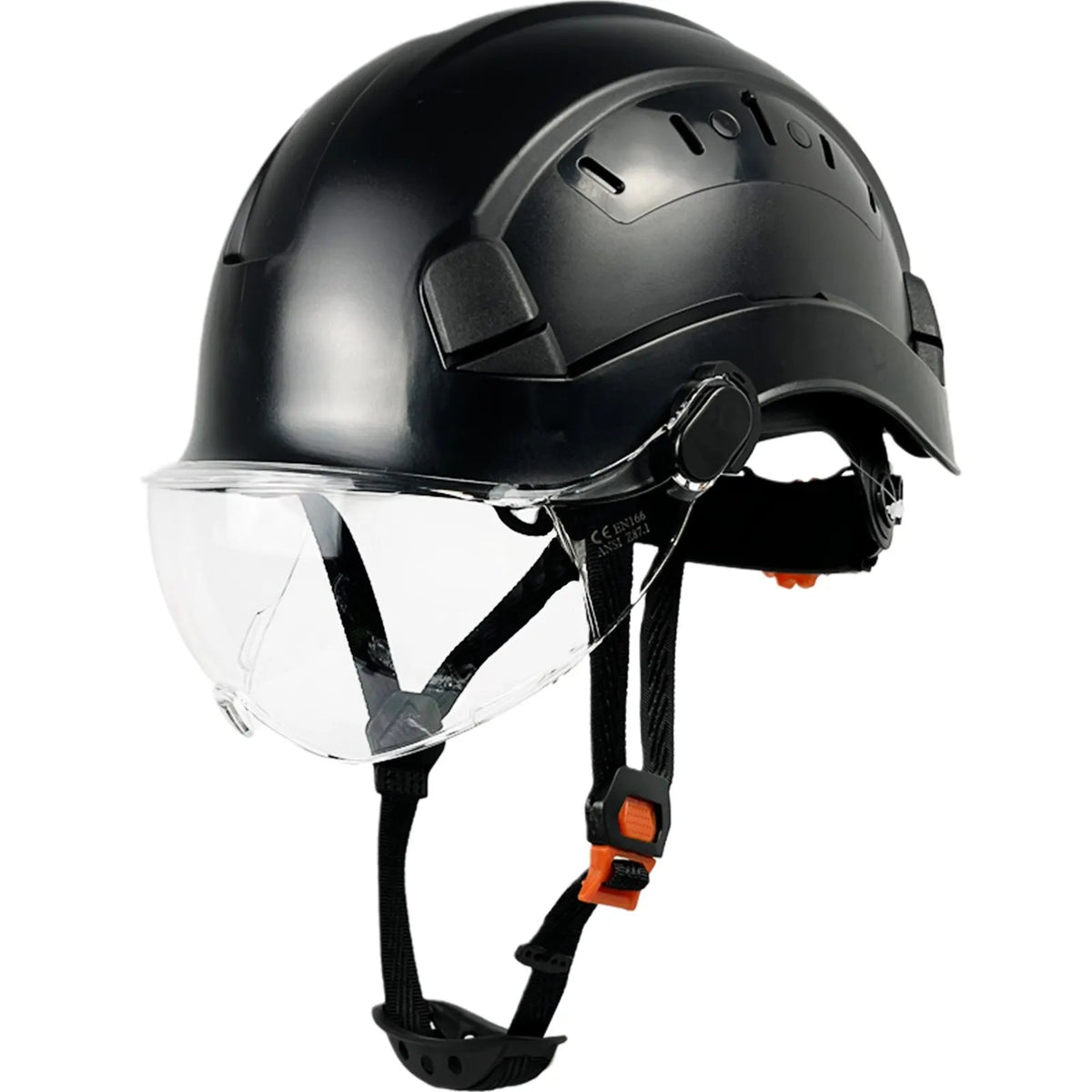 Charly | CE ABS Safety Helmet with Goggles & Visor – SafeGuard