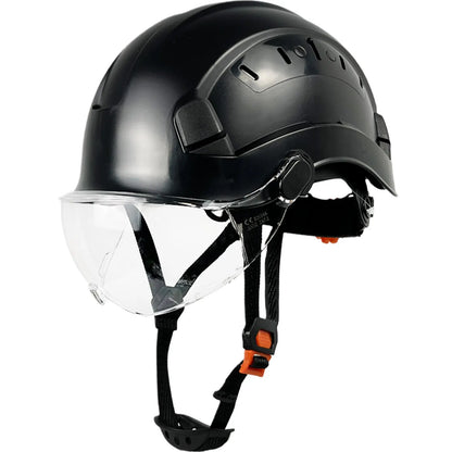 Charly | CE ABS Safety Helmet with Goggles & Visor – SafeGuard