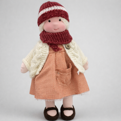 Charly | Children's Waldorf Cloth Doll - Handmade Cuddly Toy