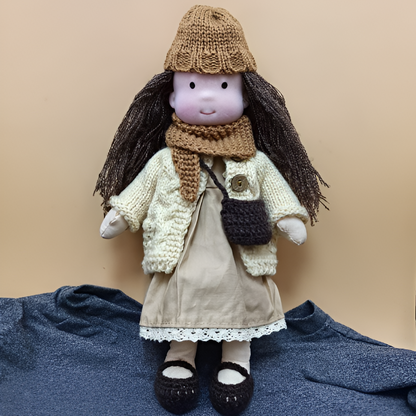 Charly | Children's Waldorf Cloth Doll - Handmade Cuddly Toy