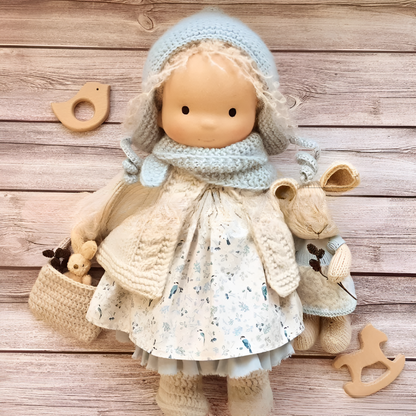 Charly | Children's Waldorf Cloth Doll - Handmade Cuddly Toy