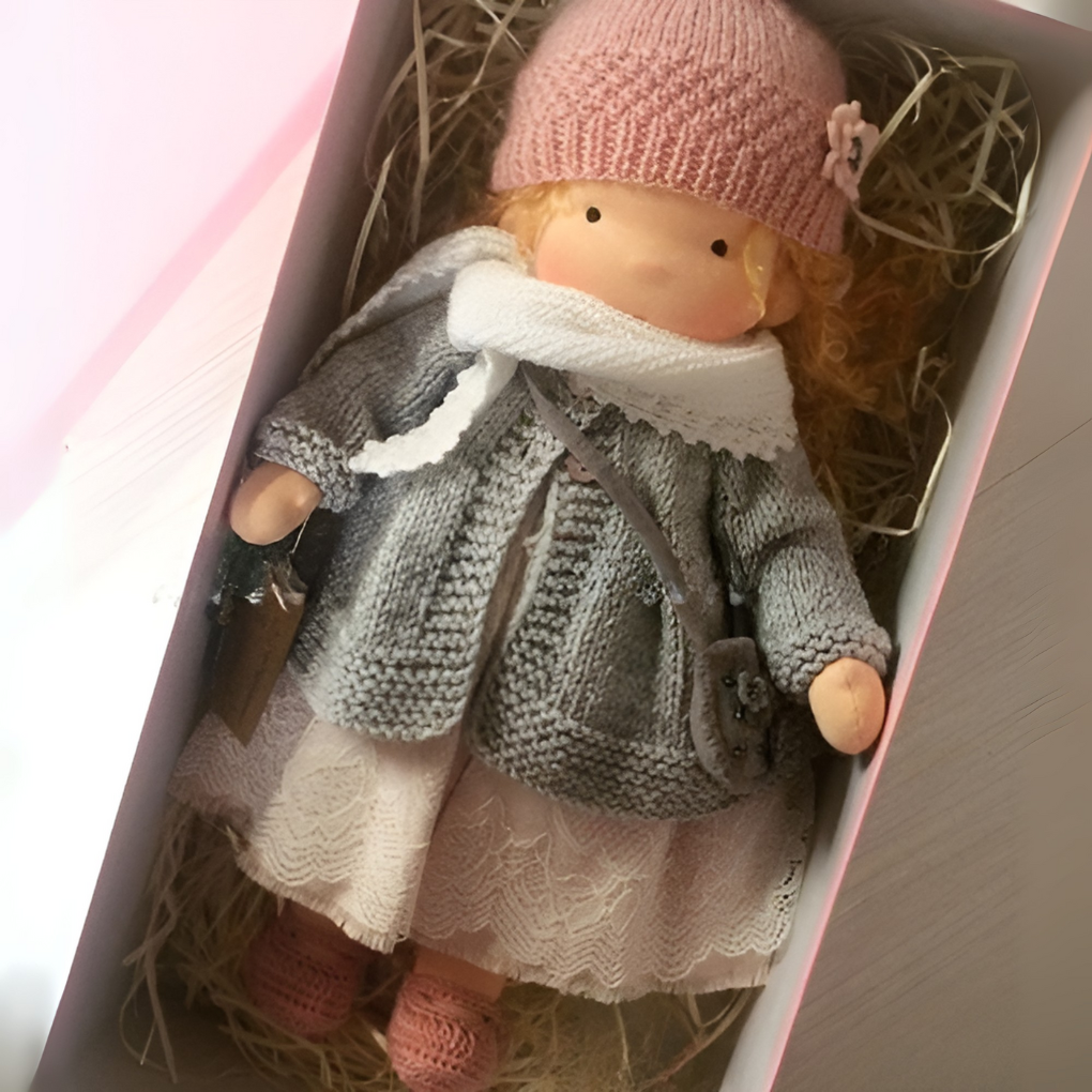 Charly | Children's Waldorf Cloth Doll - Handmade Cuddly Toy
