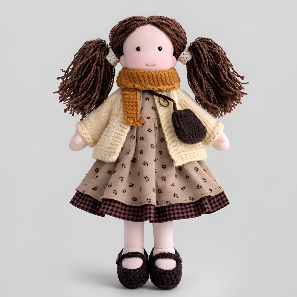 Charly | Children's Waldorf Cloth Doll - Handmade Cuddly Toy