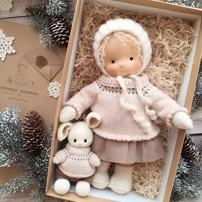 Charly | Children's Waldorf Cloth Doll - Handmade Cuddly Toy