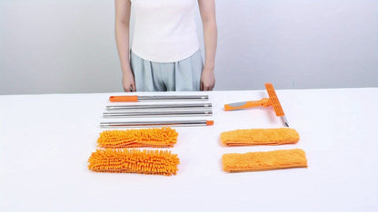Charly | Crystal Clear Window Cleaner – Professional 2-in-1 Telescopic Window and Glass Cleaning System