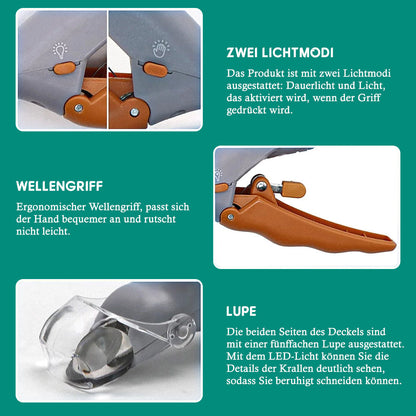 Charly | Dog & Cat Nail Clipper with Safety Sensor & LED