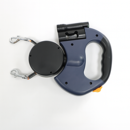 Charly | Dual Retractable Dog Leash with 360° Swivel