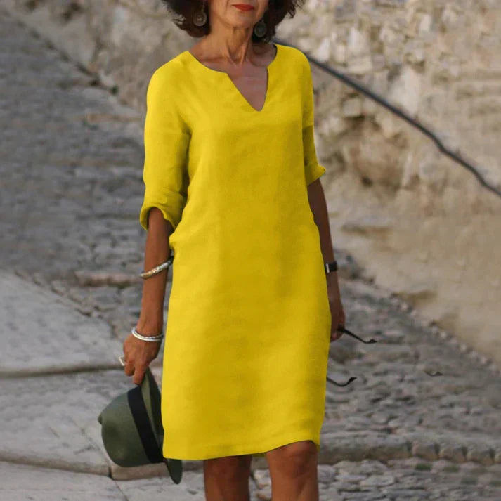 Charly | Elegant Summer Dress with V-Neck