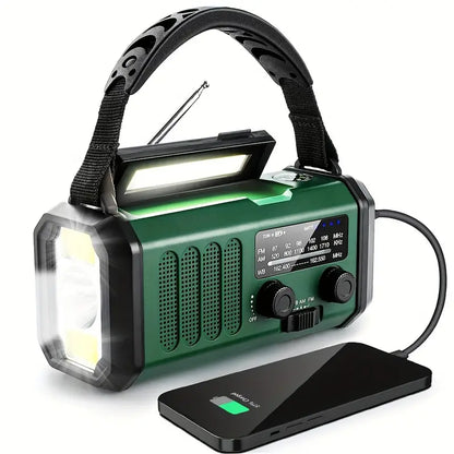Charly | Emergency Radio with Solar, Hand Crank & Power Bank