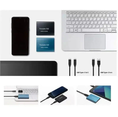 Charly | External Portable SSD 128GB – High Transfer Speed, USB-C