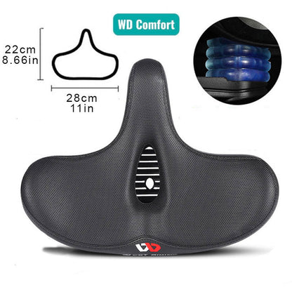 Charly | Extra Wide Bicycle Saddle with Ergonomic Design