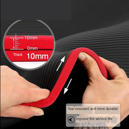 Charly | FlexiMat Yoga Mat | Extra thick 10 mm non-slip | 183×61 cm