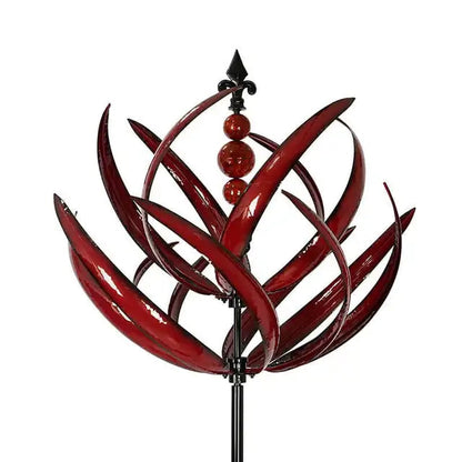 Charly | Garden Kinetic Wind Spinner Decor - Swirling Petal Design
