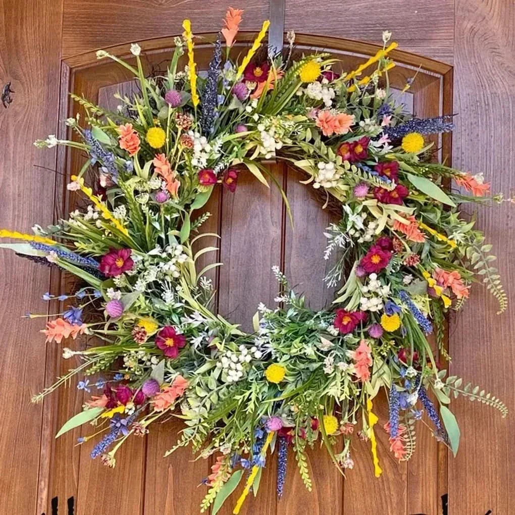 Charly | Handmade Flower Wreath for Door for Indoor and Outdoor