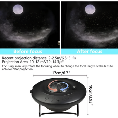 Charly | Kids Galaxy Projector with Planetarium & Starry Night Effects