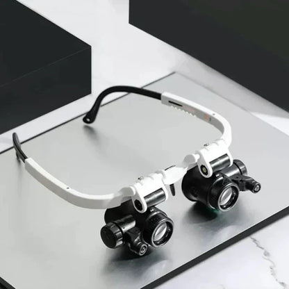Charly | Magnifying Glass Glasses with LED Lighting