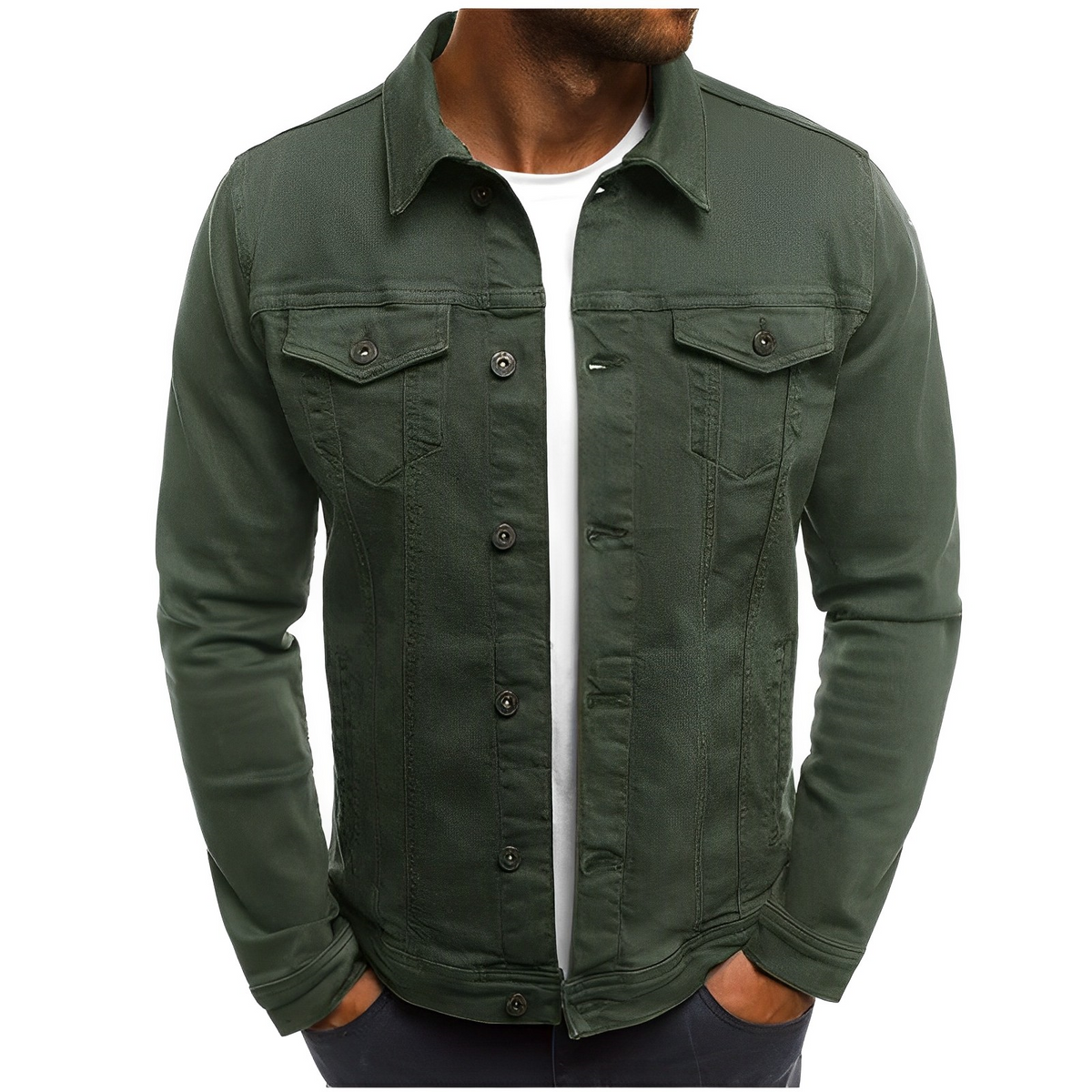 Charly | Men's Classic Denim Jacket – Lightweight Summer Style